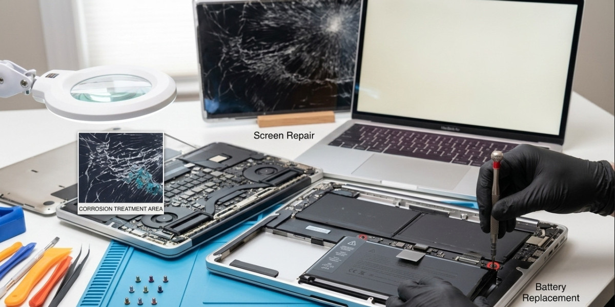 MacBook Screen Repair Guide: Fixing Cracked Screens on Apple Laptops