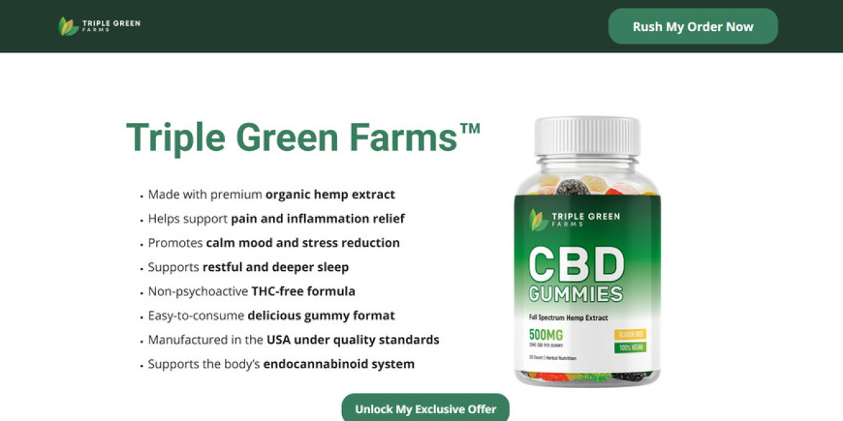 Triple Green Farms CBD Gummies Safe and Natural Remedy