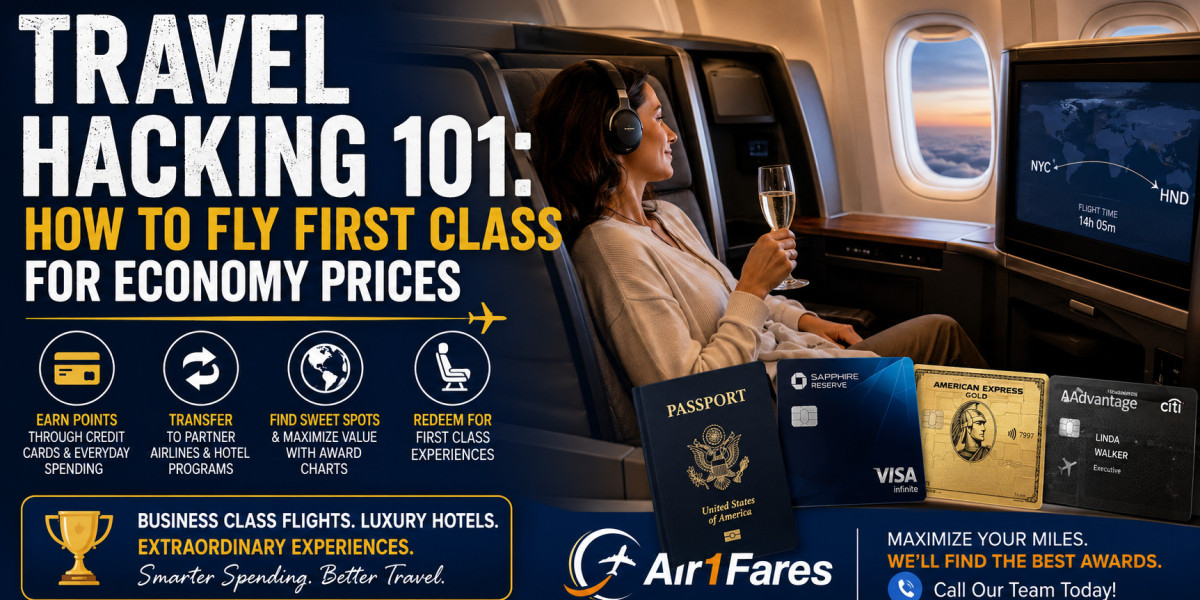 Travel Hacking 101: How to Fly First Class for Economy Prices