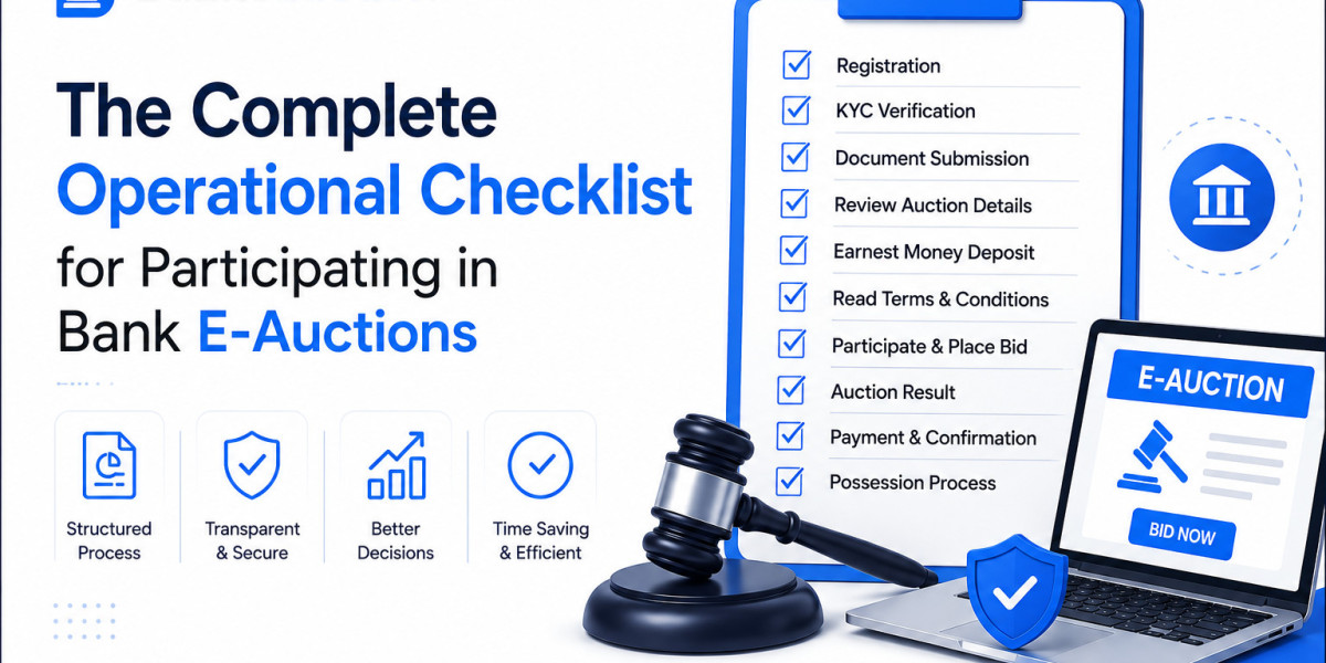 The Complete Operational Checklist for Participating in Bank E-Auctions