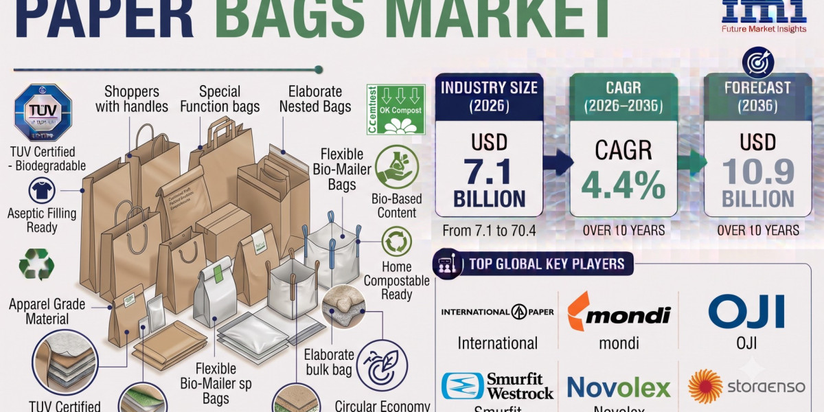 Paper Bags Market Sizing Reaches USD 10.9 Billion Driven by Direct Sales Packaging Contracts