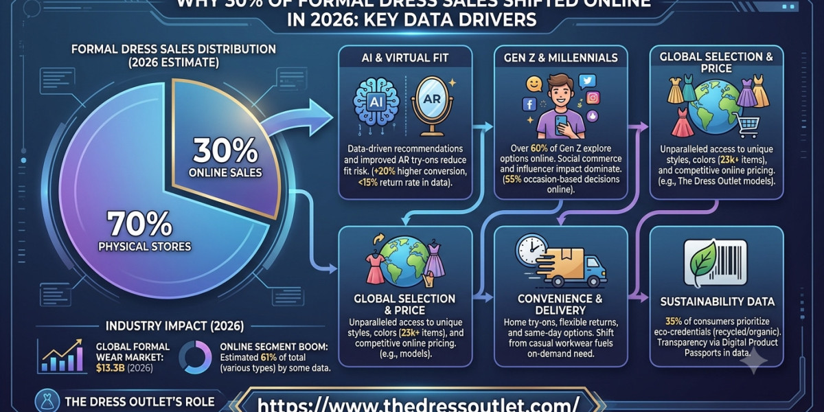 Why 30% of Formal Dresses Sales Shifted Online in 2026 Data