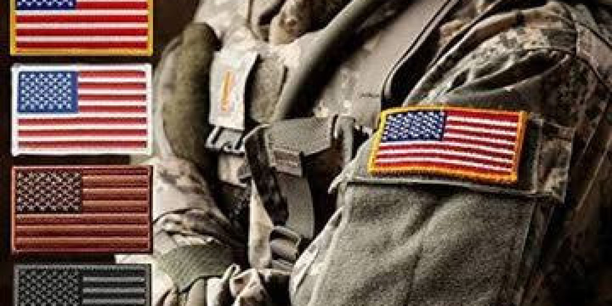 Rush Patch Military US Flag Patch