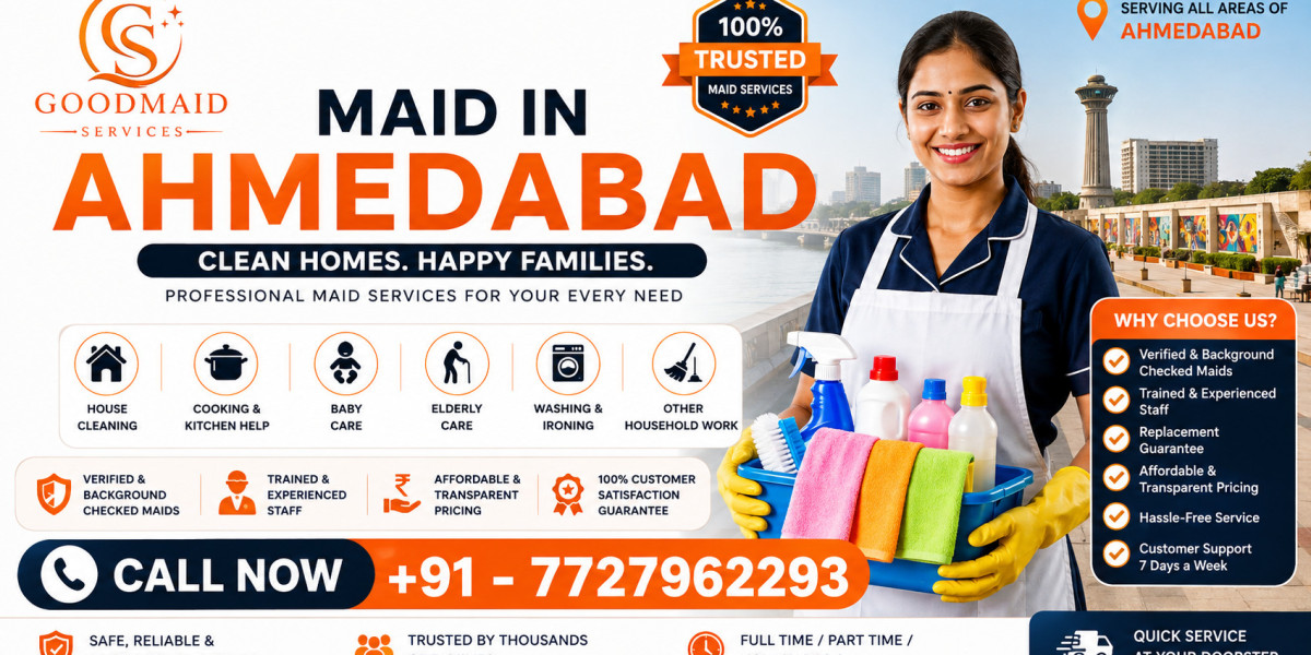 Full Time Maid in Ahmedabad | Reliable Household Assistance