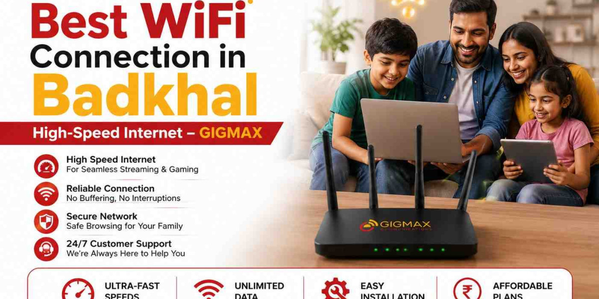 Best WiFi Connection in Badkhal | High-Speed Internet – GIGMAX