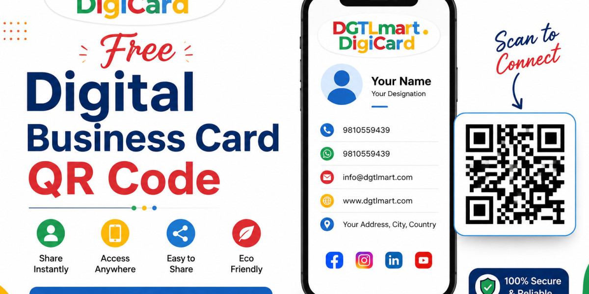 Free Digital Business Card QR Code | DGTLmart Digcard