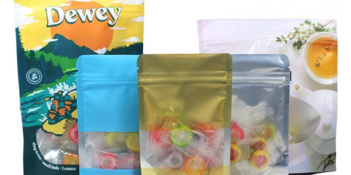 Custom Window Pouches For Retail Display And Storage