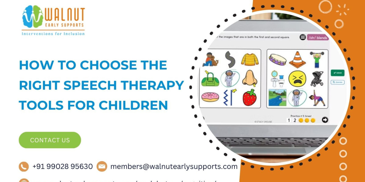 How to Choose the Right Speech Therapy Tools for Children
