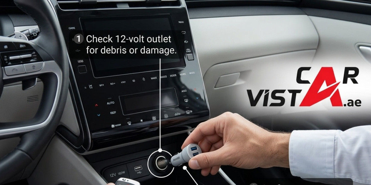 Can I check whether the vehicle has a functioning 12-volt power outlet before accepting a Hyundai Rent a Car in Dubai?