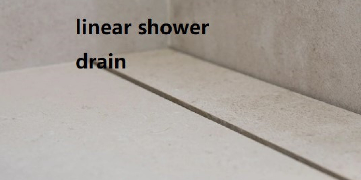 Recessed Linear Drain China for Seamless Bathrooms